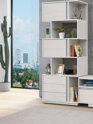 沃克2.7 尺展示書櫃